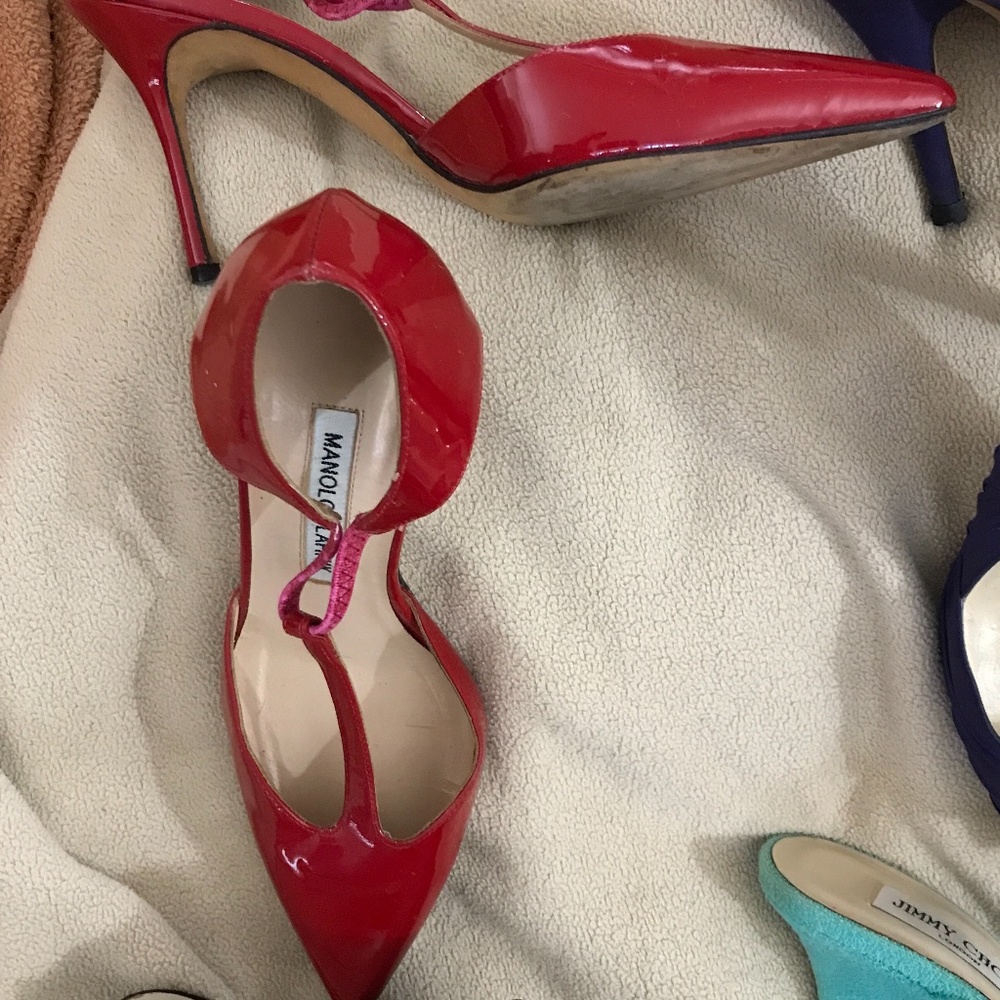 MANOLO BLAHNIK SHOES JUST REDUCED!!GREAT FOR HOLIDAYS!!  SHOES 6.5